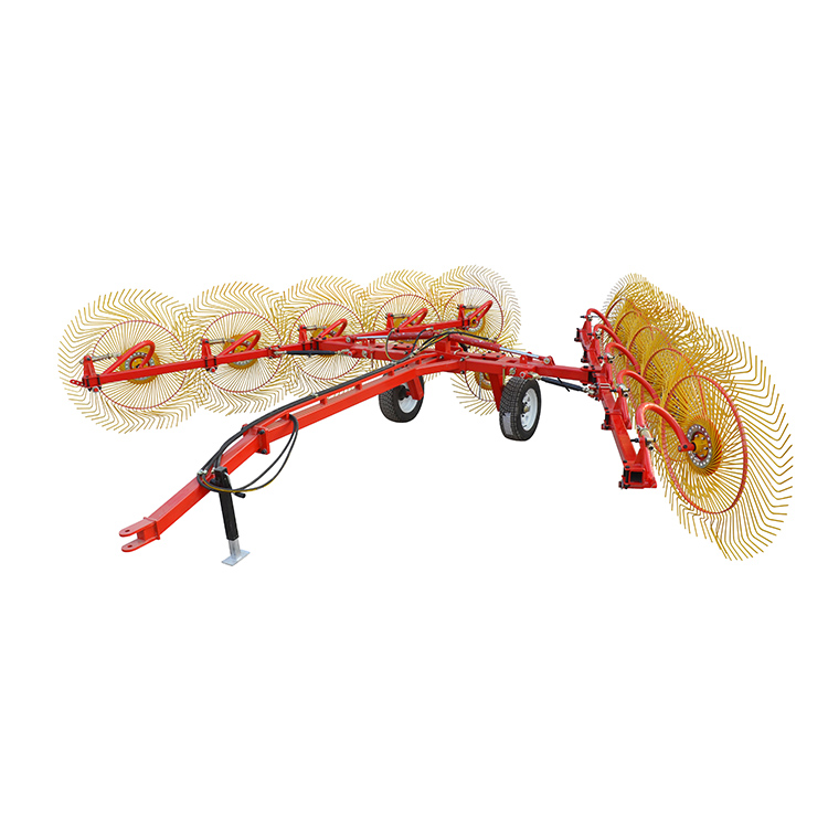Roterende traktor rake
